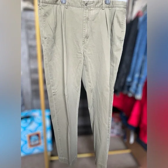 Polio by Ralph Lauren Chino Green Pants Size 42/32 Mens - Picture 1 of 6
